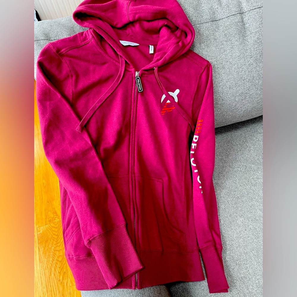 Brand New! Peloton Zip Up Hoodie, Size L.
